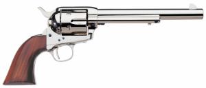 Uberti 1873 Cattleman Nickel 5.5" 45 Long Colt Revolver - 344111