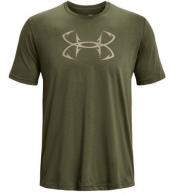 UA Fish Hook Logo T-Shirt, Men's, OD Green, XL - 1331197391XL
