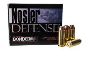 Main product image for Nosler Defense Handgun Ammunition 10mm 200 gr. B JHP 20 rd.