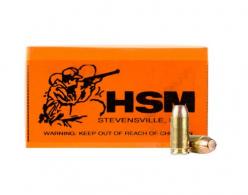 HSM Training Handgun Ammunition 9mm Luger Plate Flat Point 147 gr. 50 rd. - HSM-9mm-5R