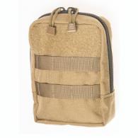 Tac Shield Vertical Organizer Molle Pouch Coyote - T4104CY