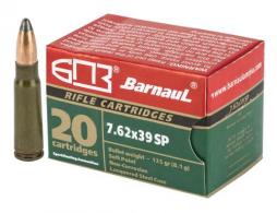 BARNAUL 762x39 125gr SP  steel lac 500Rd - BRN 762x39 SP125