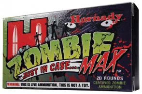 Hornady ZOMBIE 7.62mmX39mm ZMax 123 GR 2360 fps 20 Rounds Pe - 80782