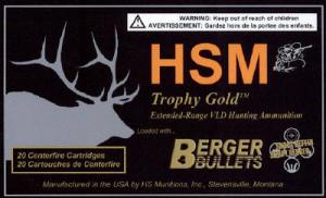 HSM 7MAG180VLD Trophy Gold 7mm Rem Mag 180 gr Match Hunting Very Low Drag 20 Bx/ 20 Cs - BER7MAG180VL