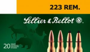 Sellier & Bellot Full Metal Jacket 223 Rem/5.56 NATO - SB223A