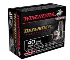 Winchester Ammo Defend 40 S&W Jacketed Hollow Point 1 - W40SWD