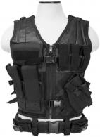 NCStar Tactical Vest Black XL-XXL Tough PVC/Mesh Webbing - CTVL2916B
